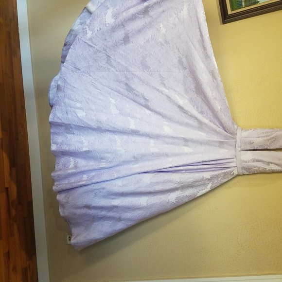 SHERRI HILL PURPLE FLORAL  PROM/HOMECOMING DRESS - Picture 7 of 15